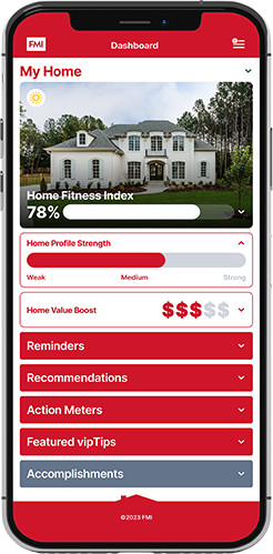 FMI Homeassist Mobile App Dashboard